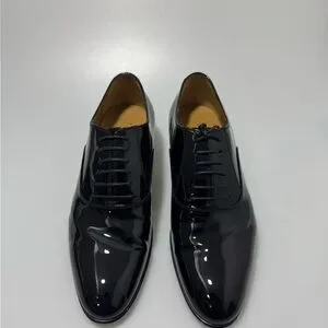 Gucci | Shoes | Gucci Worsh Gg Patent Leather Laceup Shoes  display picture 2